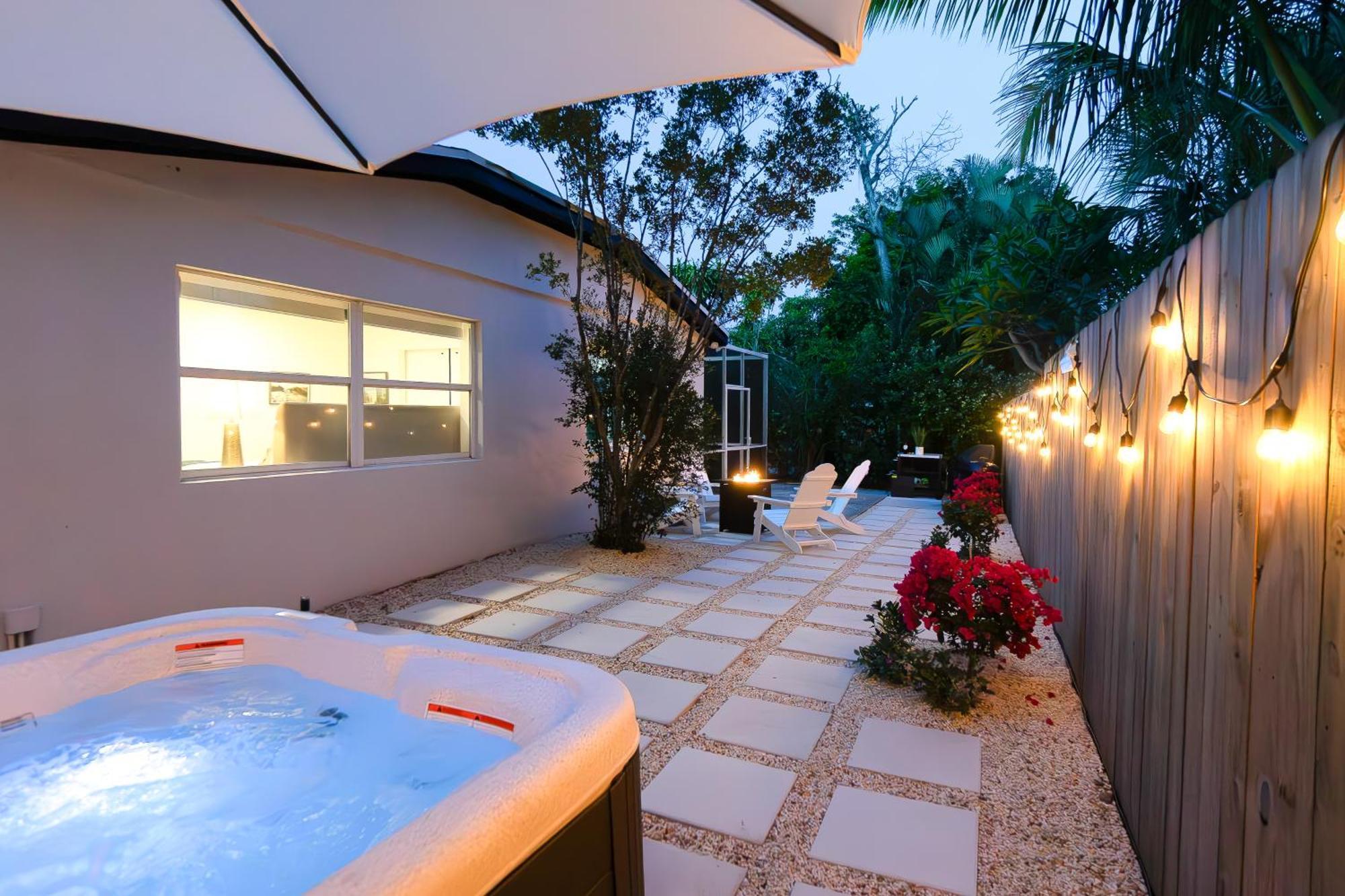 West Palm Beach Elegant 5Br With Hot Tub And Fire Pit Near Beach Esterno foto